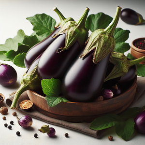 Frsh organic eggplant 1