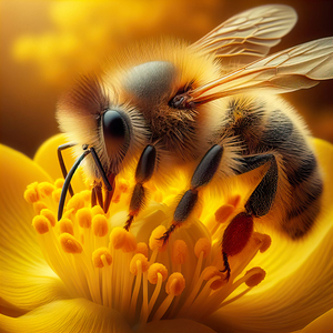Pollinating bees bee pollinating 5