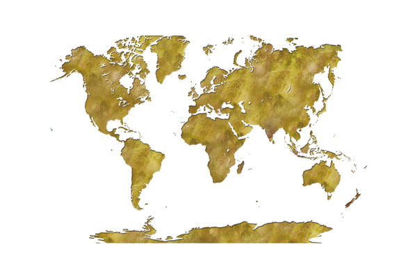 World map Print