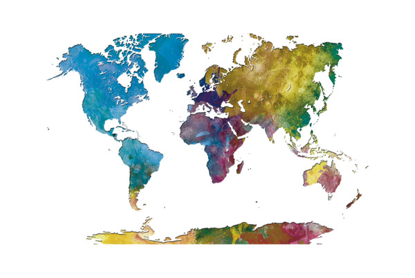  World map Print