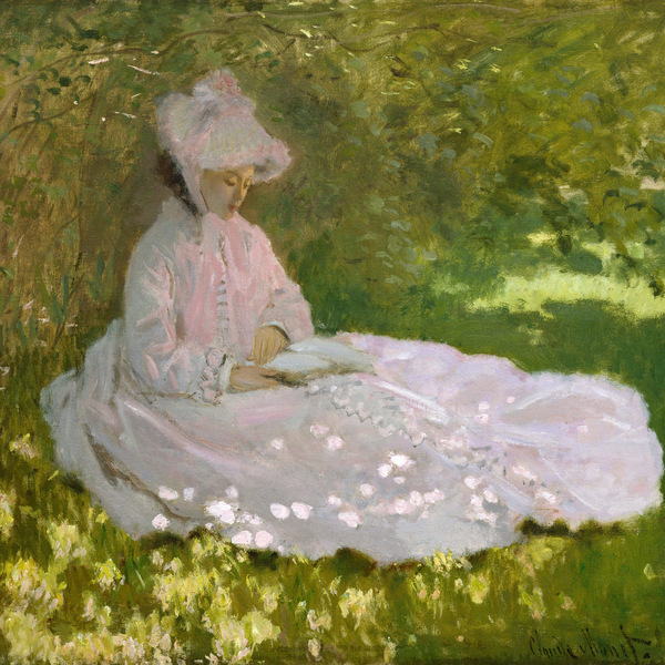  Claude Monet Springtime Print
