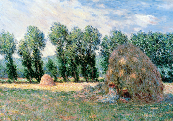 2667 Claude Monet Haystack Print