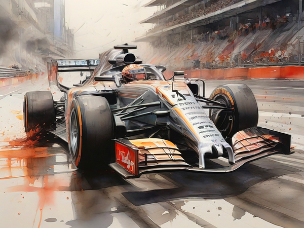 formula 1 race Print