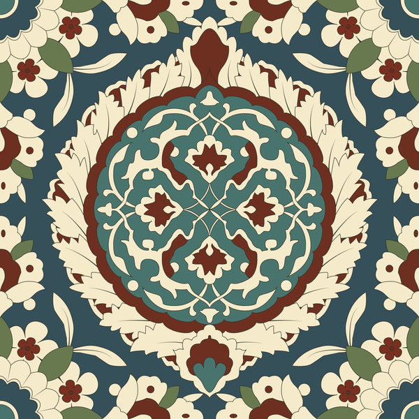 8672 Arabesque seamless pattern 01 by artvi