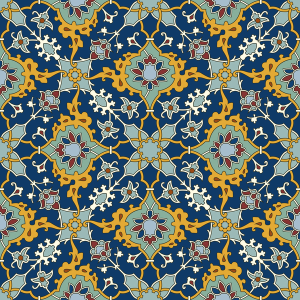 8675 Arabesque seamless pattern 04 by artvi