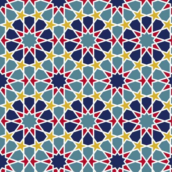 8682 Arabesque seamless pattern 11 Print