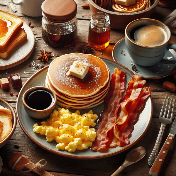 American breakfast 2 Print