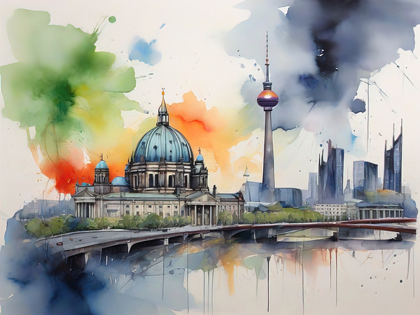 BERLIN SKYLINE Print