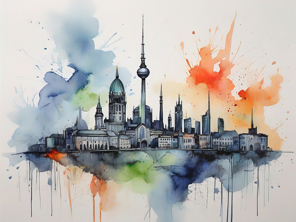 BERLIN SKYLINE Print