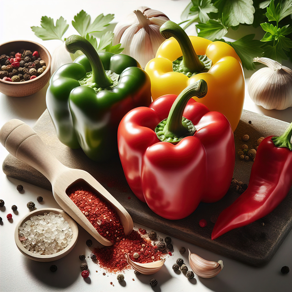 Colorful bell peppers 4 Print