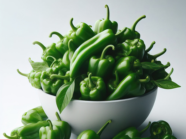 Red green yellow peppers food 14 Print