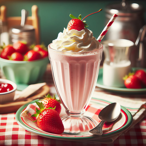 Strawberry milkshake 23 Print