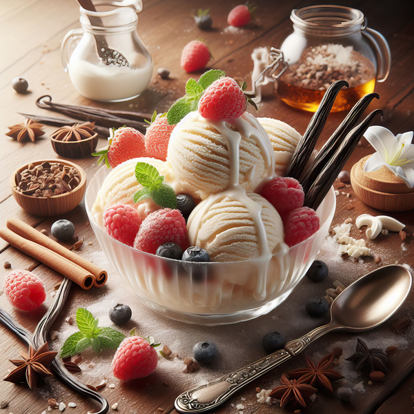 Vanilla ice cream 8 Print