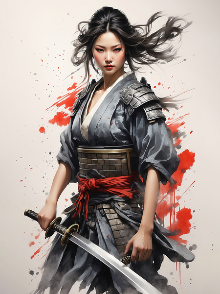 japanese ninja warrior Print