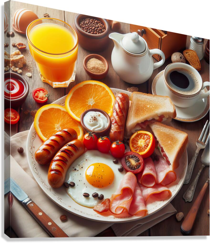 English breakfast 14 Canvas Print