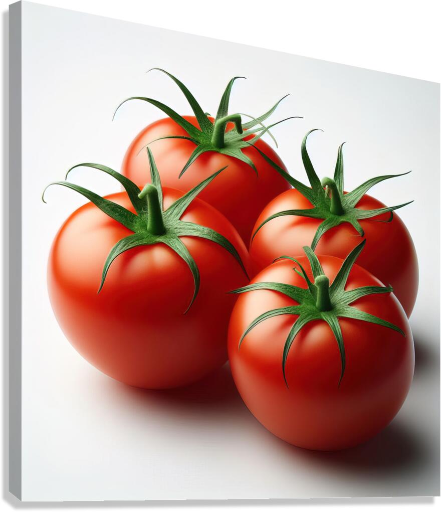 Tomatoes food photography 1 Canvas Print