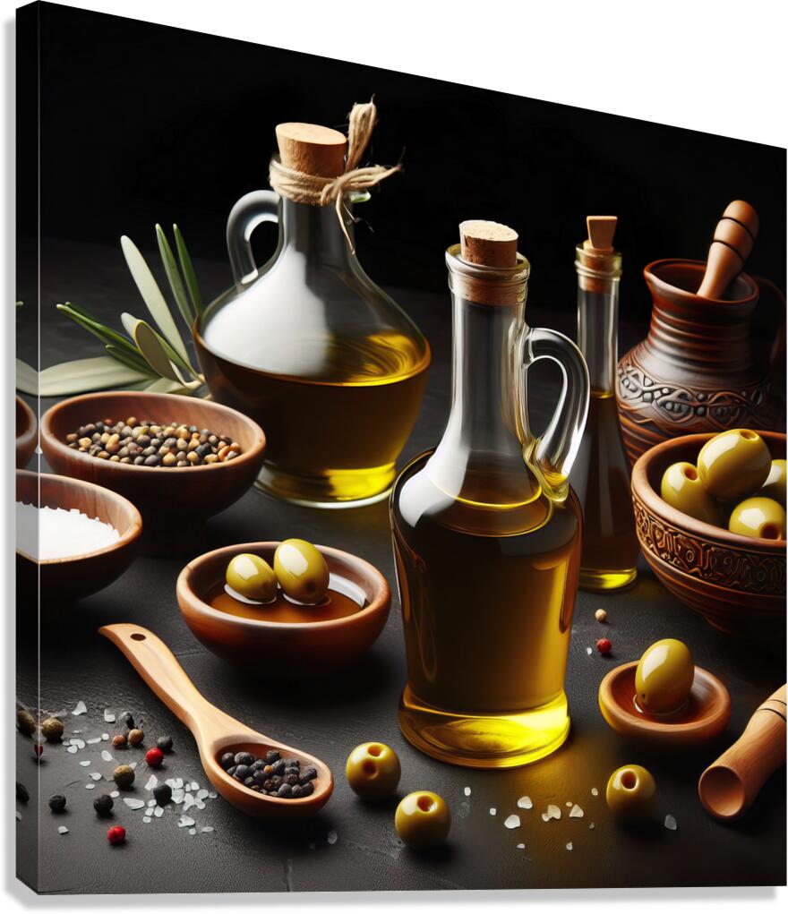 olive oil Spanish oil Mediterranean diet liquid g 1717086881.6891 Canvas Print