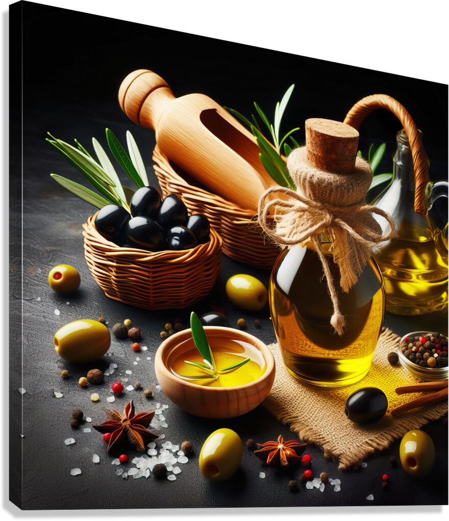 olive oil Spanish oil Mediterranean diet liquid g 1717086912.3007 Canvas Print