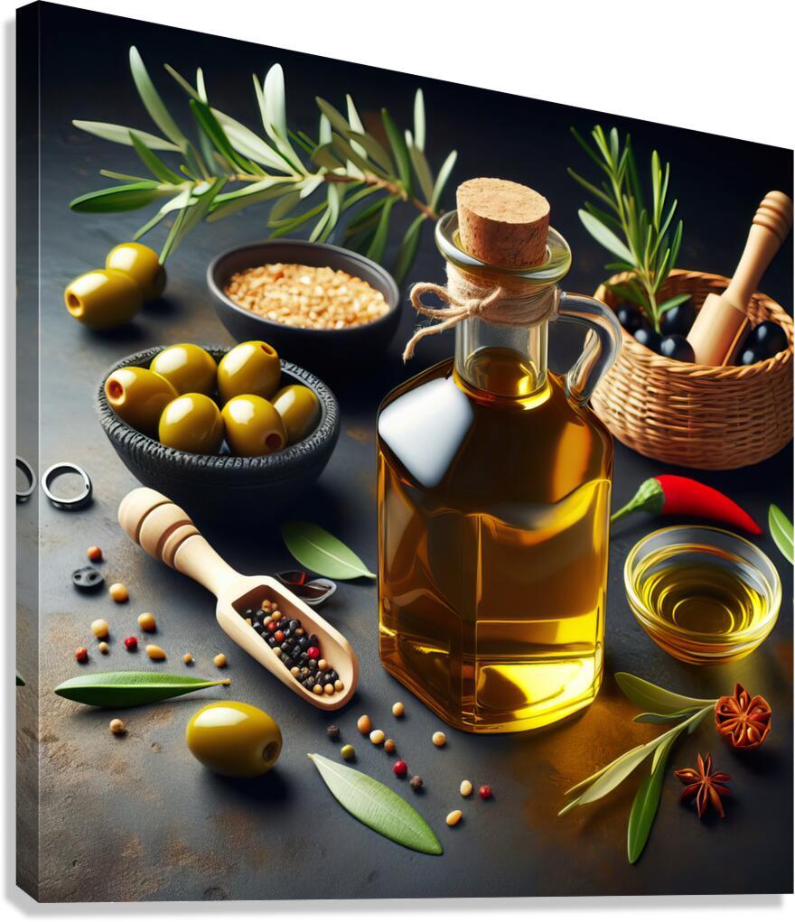 olive oil Spanish oil Mediterranean diet liquid g 1717086853.7911 Canvas Print