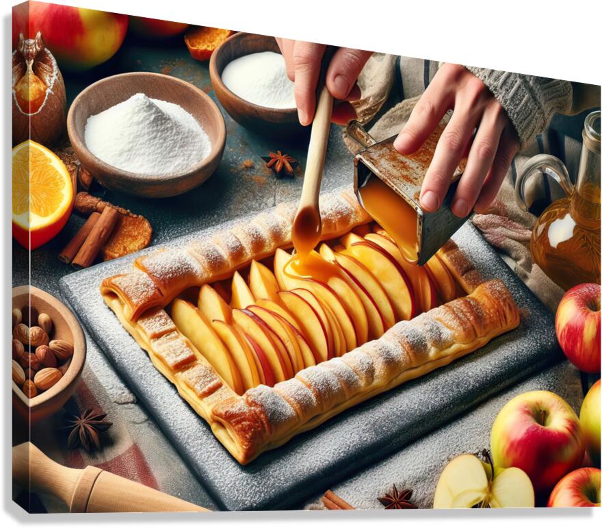 apple pie food 8 Canvas Print
