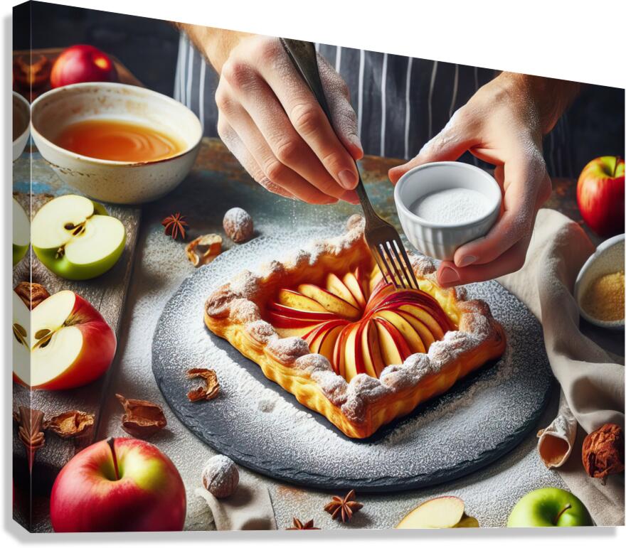 apple pie food 5 Canvas Print