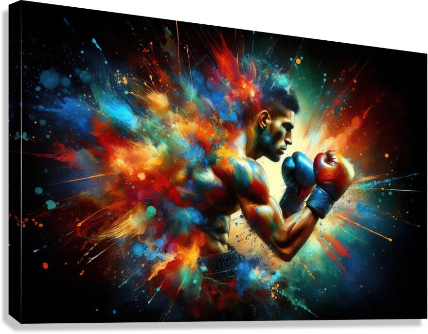 152 boxeo Canvas Print
