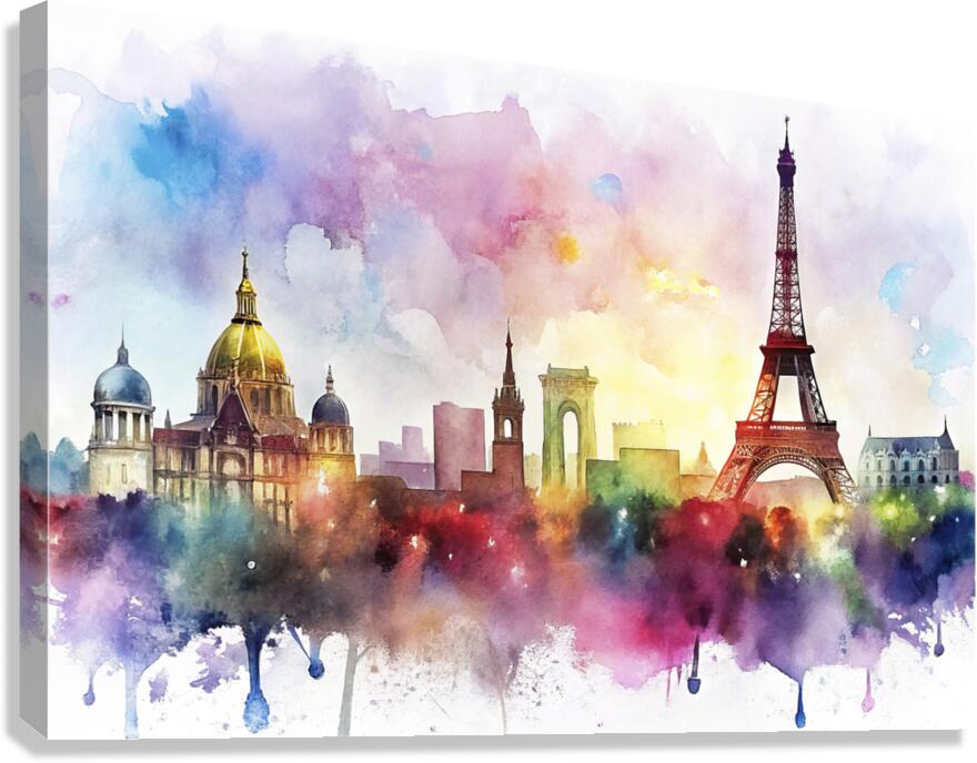 56 paris Canvas Print