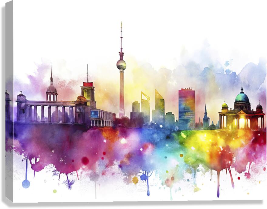 58 berlin Canvas Print
