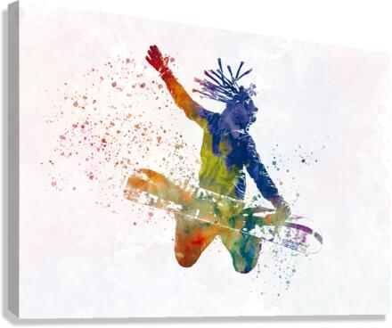 Snowboard Canvas Print