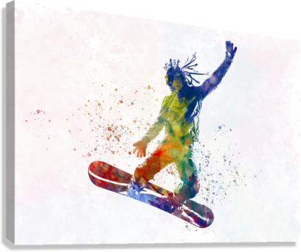Snowboard Canvas Print