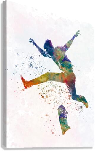 skateboard Canvas Print