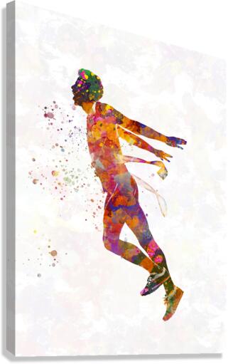 athlete-runner Canvas Print