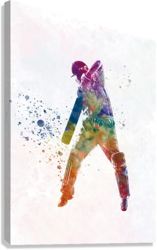 cricket player-cricketer Canvas Print