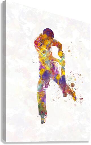 cricket player-cricketer Canvas Print