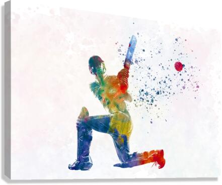 cricket player-cricketer Canvas Print