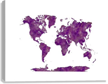 World map Canvas Print