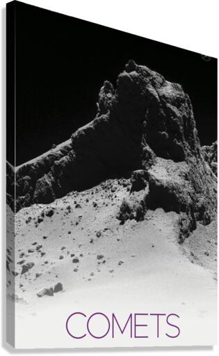 Comets-nasa poster Canvas Print