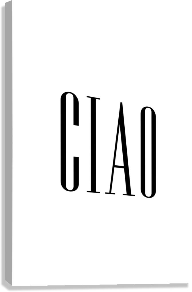  ciao Canvas Print