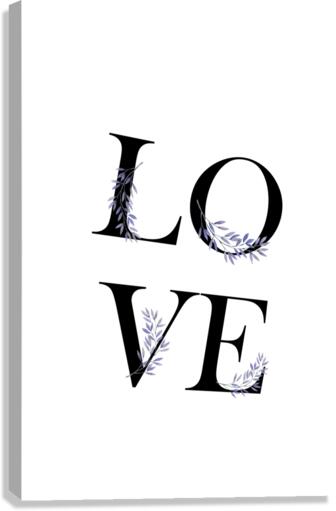  love Canvas Print