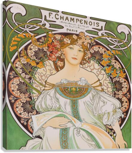  Alfons Mucha Canvas Print