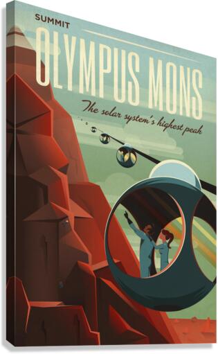 nasa poster Canvas Print