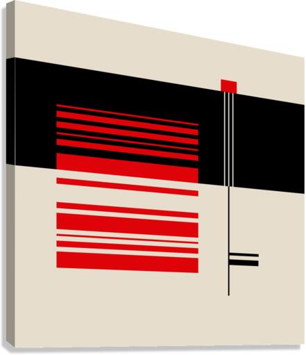 4401 abstract geometric Canvas Print