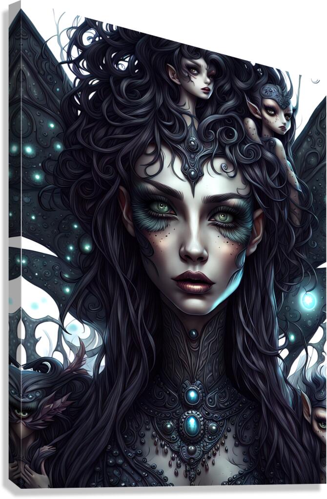 evil elf Canvas Print