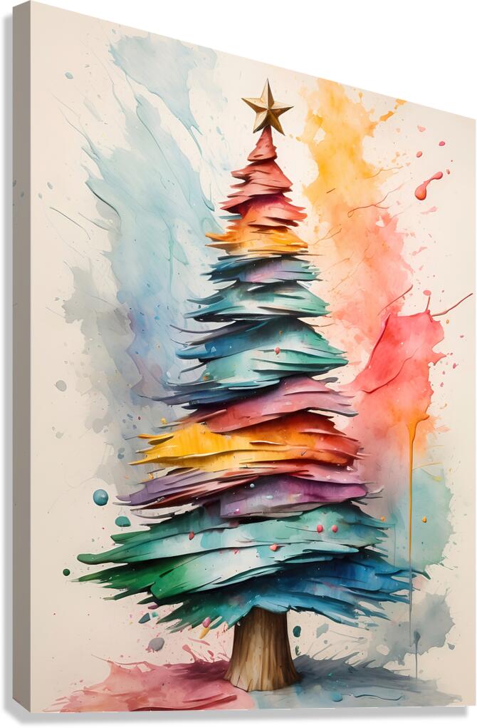 Christmas tree Canvas Print