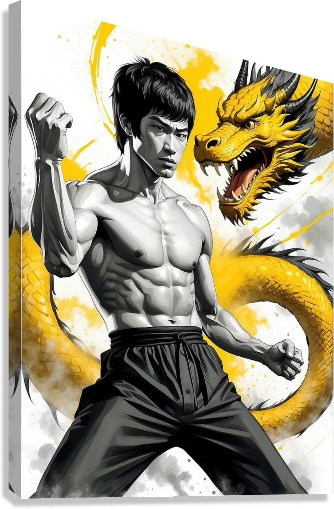 Bruce Lee Canvas Print