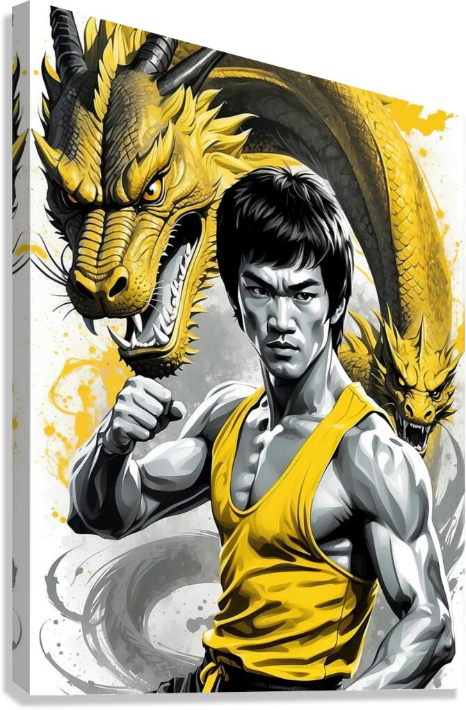 Bruce Lee Canvas Print