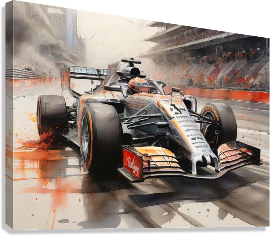 formula 1 race Canvas Print
