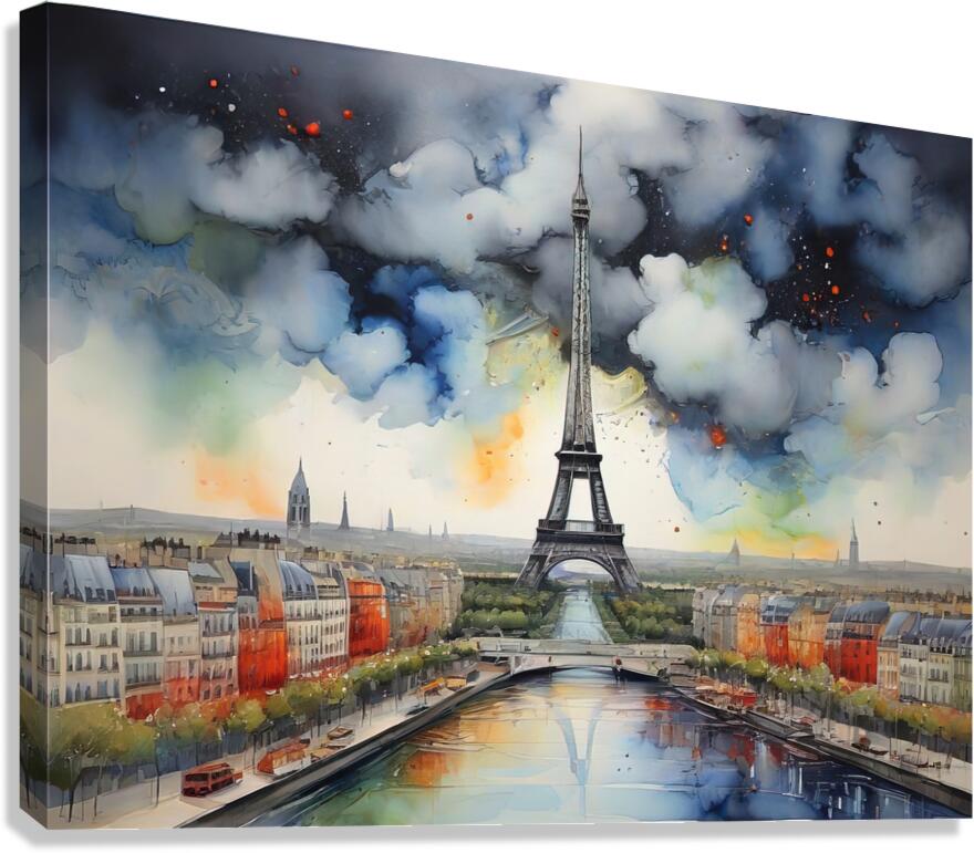 PARIS SKYLINE Canvas Print