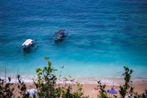 Perfect shade of azure blue