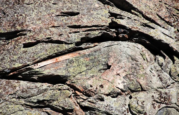 Abstract Design In Rock Print